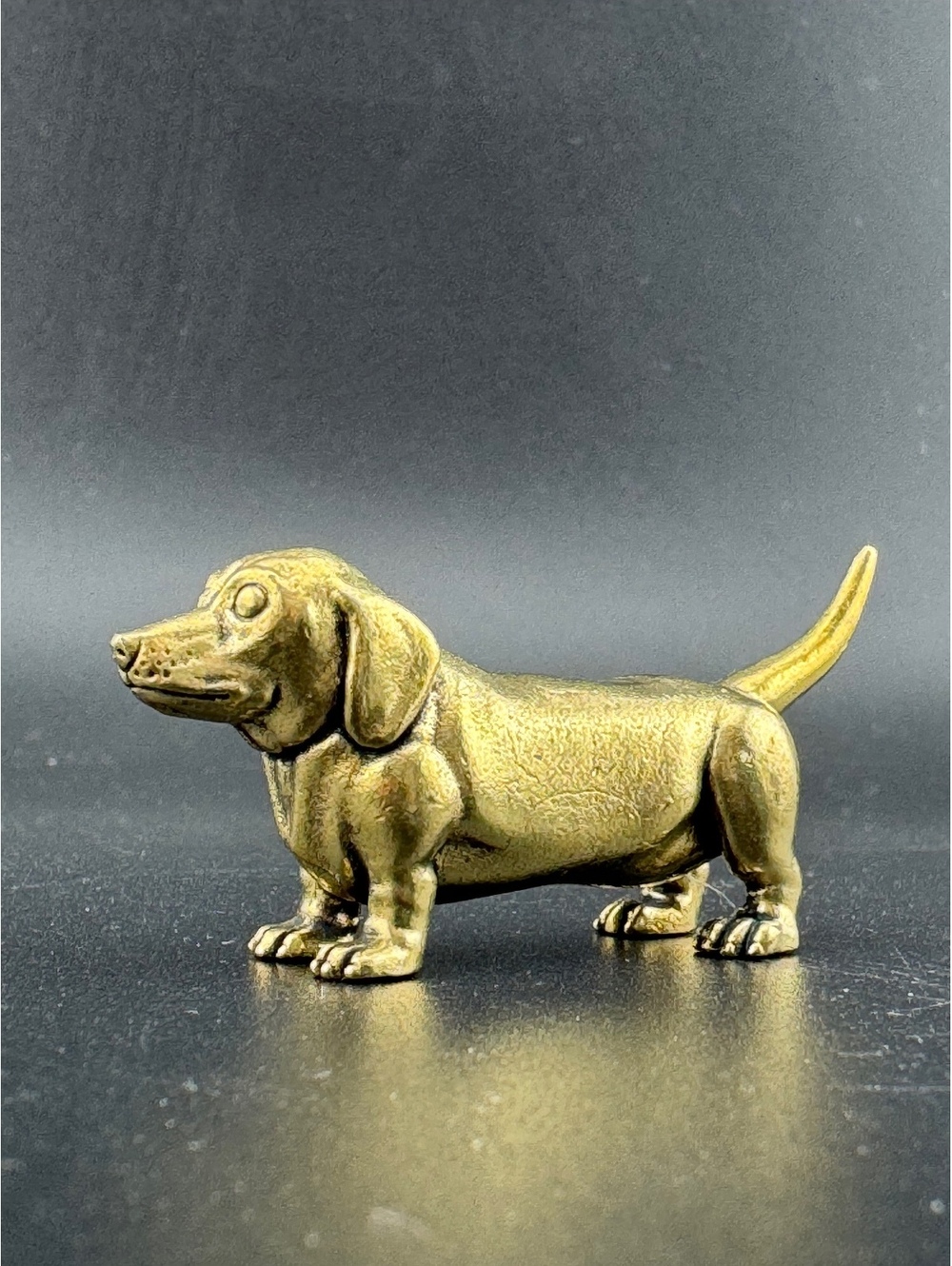 Dachshund Dog Brass Crafts Decoration Desktop Ornaments